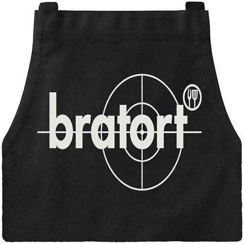 XCSJKJ Grillschürze für Männer mit Bratort Kochschürze Herren Schürze lustig mit 4 Tasche Grill schürze für Männer Küchenschürze Herren Geschenkideen BBQ Bratort (Schwarz 4 Taschen)