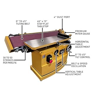 Powermatic 9" x 138" Oscillating Vertical Edge Sander, 3 HP, 230V 1Ph (Model OES9138B)