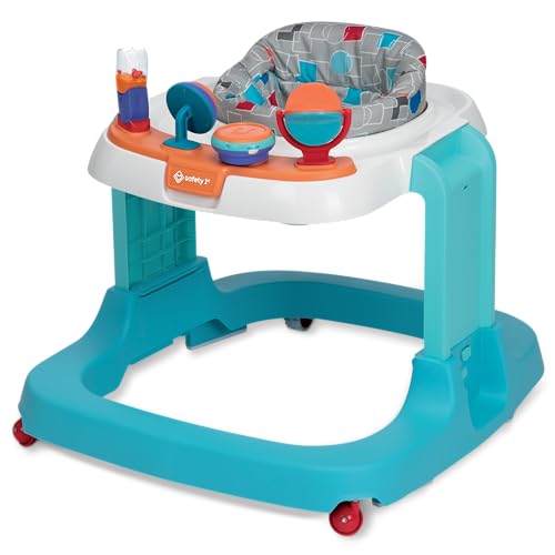 Image of Safety 1st Ready, Set, Walk! DX Developmental Walker, Grey Geo