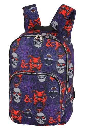 Dungeons & Dragons Monsters Backpack for Adults | D&D Bags & Backpacks | DND Gifts & Collectibles | Cool Travel Bags