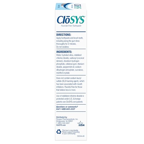 CloSYS Fluoride Free Toothpaste, 3.4 Ounce by CloSYS – Ansicht 6