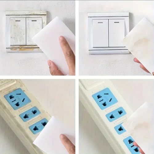 Image of Esponjas Magicas. Paquete de 25 esponjas de melamina,esponjas magicas, pared,producto borradores magicos,limpieza para cocina, bano, paredes,Zapatos,Extra gruesas y duraderas,Solo agua