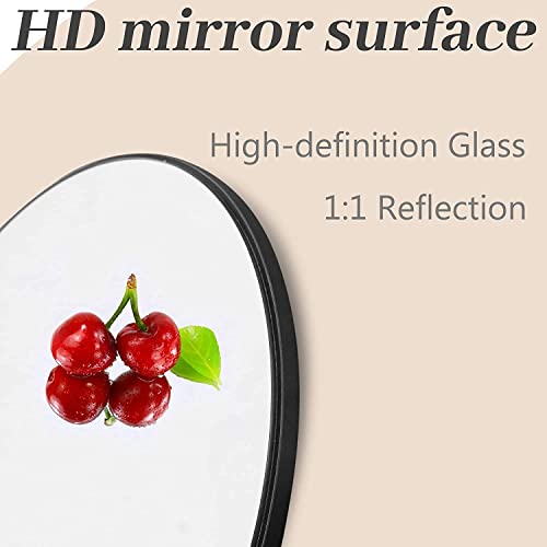 Image of PexFix Arched Full Length Mirror Arched Wall Mirror Floor Mirror with Stand Contemporary Full Length Mirror with Black Wood Frame,71''x32'' (USAM019)