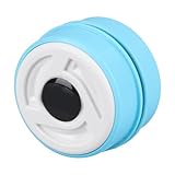 Limpiador de cristales para acuario, seguro, evita el deslizamiento, eficiente, ligero, fuerte fuerza magnética, mini cepillo magnético de acuario, resistente a los arañazos, para algas (BLUE)