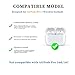3 Pairs Memory Foam Eartips for AirPods Pro 3 (3rd Generation 2025) Silicone Outer Cover, Pro3 Replacement Earbud Ear Tips with Storage Box,Silicone Memory Foam Ear Tips for AirPods Pro3-White/Purple
