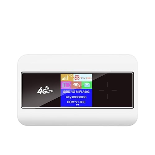 HOSAYA MF904 portable WiFi 4G SIM Card Router 10 WiFi users color LCD display 4G LTE WiFi Modem with Built-in Battery High Speed Travel Hotspot Mini Router Unlocked 4G mifi