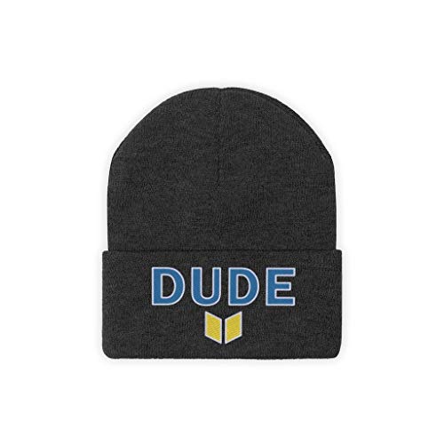 Fire Fit Designs Perfect Dude Hat for Boys Kids Youth Men Perfect Dude Knit Beanie Boys Winter Hat Perfect Dude Merchandise - Black - One Size