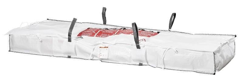 Sac pour Plaques Fibro-Ciment Amiante | Grand Sac Désamiantage 320x125x30cm | Lot de 5 sacs