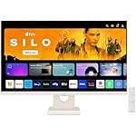 LG 27SR50F MyView Smart Monitor (27″, 68.6cm), FHD IPS Display (1920 x 1080) with webOS, Work & Play Smarter, ThinQ Home Dashboard, AirPlay 2 + Screen Share + Bluetooth, Stylish Design – White