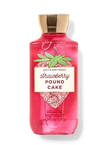 Bath & Body Works Signature Collection Shower Gel For Women 10 Fl Oz (Strawberry Pound Cake)