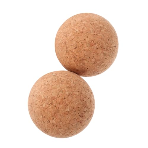 UTHCLO 2pcs Wooden Cork Ball Stopper Soft Cork Replacement for Wine Decanter Carafe Bottle Lightweight Wine Accessories Fit for Glass Jars and Spirits
