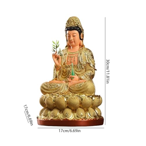 Statue de Bouddha Guanyin colorée pour offrir sérénité et harmonie - 4