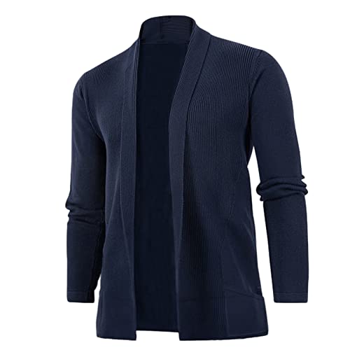 Jersey para otoño e invierno hombre tipo cárdigan contra el frío
