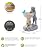 Nacome Solar Dog Statues for Garden Decor: IP65 Waterproof Resin
