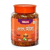Nilon's Uttam Pradesh Mixed Pickle (500g) Homemade Aachar | Spicy & Tangy Pickle in Authentic UP Style with Raw Mango, Lemon, Carrot,Mustard Oil & Spices Mixed with No Added Artificial Colour
