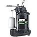 WAYNE CDU790 - 1/3 HP Submersible Cast Iron and Stainless Steel Sump Pump with Integrated Vertical Float Switch - Up to 4,600 Gallons Per Hour - Heavy Duty Basement Sump Pump, Black