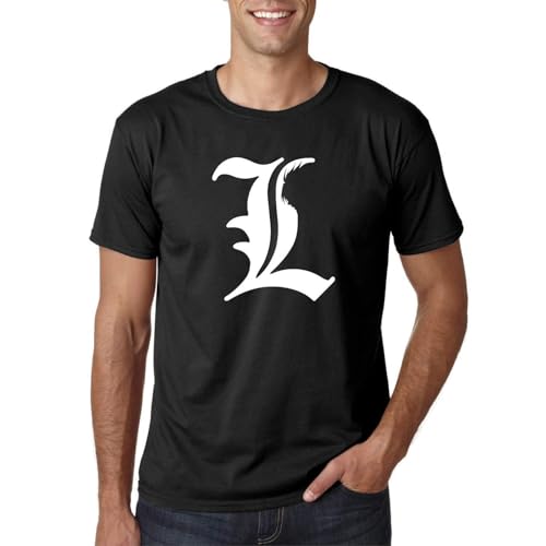 Death Anime Manga Note - Camiseta de Hombre Manga Corta (L)