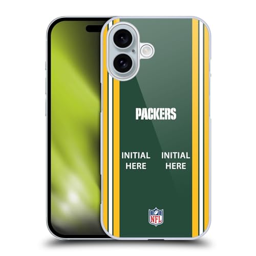 Coque Green Bay Packers personnalisée avec initiale pour iPhone