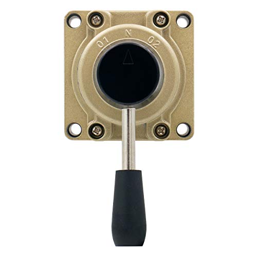 Baomain Pneumatic Rotary Lever Hand Control Valve HV03 PT 3/8 3