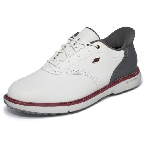 Image of Skechers Men's Prestige Slip-Ins Golf Shoe | Golf, Waterproof, Slip-ins, Arch Fit, ECO FLIGHT Cushioning, Premium Leather, Lightweight