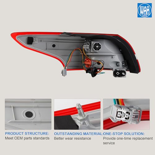 Wahparts Halogen Right Passenger Side Taillights Compatible With Ford Focus by Wahparts - Used condition - Image 2