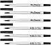 Unibene Parker Compatible Rollerball Refill 6 Pack, 0.7mm Medium Point - Black, Smooth Writing Replaceable German Gel Ink Pen Refills for IM Sonnet Urban Pens