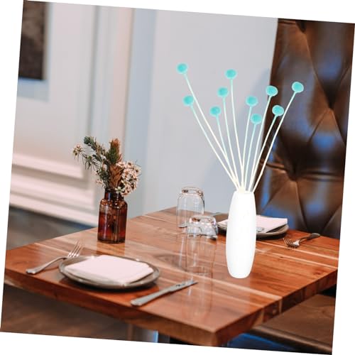 10 piezas Flores Secas Craspedia para Decoración miniatura 6