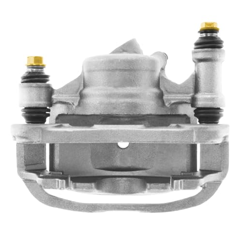 Image of Detroit Axle - Front Right Brake Caliper for 1987-1991 Toyota Camry 1988-1993 Celica 1990-1991 Lexus ES250, Passenger Side Disc Brake Caliper with Bracket Replacement