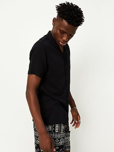 Image of Max Men Solid Slim Fit Casual Shirt