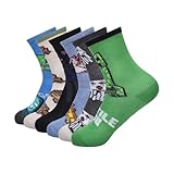 Minecraft 6PK HOSTILE MOB CREWS Socks