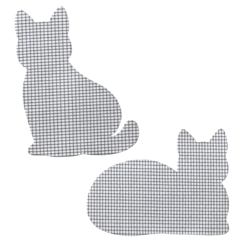 コモライフ ネコの網戸補修シート 2種×各4枚 網戸 補修 シート 猫 シルエット シール 破れ キズ 虫 対策