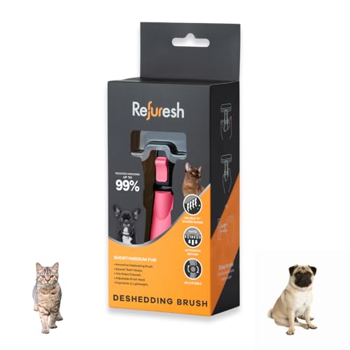 Small-Dog-Deshedding-Brush--Short-Medium-Hair-Grooming-Tool-for-Cats-Dogs-Pet-Hair-Remover-Undercoat-Rake--Pink-small-Dog-Brush-for-Shedding-Refresh-Deshedding-Brush Small Dog Deshedding Brush–Short Medium Hair Grooming Tool for Cats Dogs Pet Hair Remover Undercoat Rake–Pink small Dog Brush for Shedding Refresh Deshedding Brush