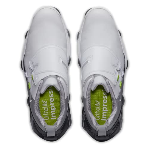 FootJoy-Tour-Alpha-Boa-Zapato-de-Golf-Hombre-White-Grey-Charcoal-445-EU