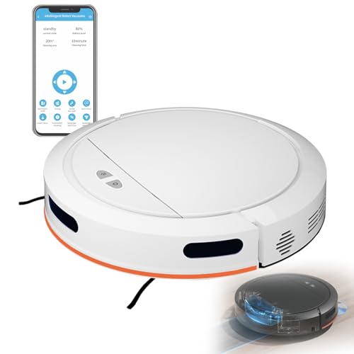 buusace Robot Aspirateur Balai 4000Pa avec Serpillère,...