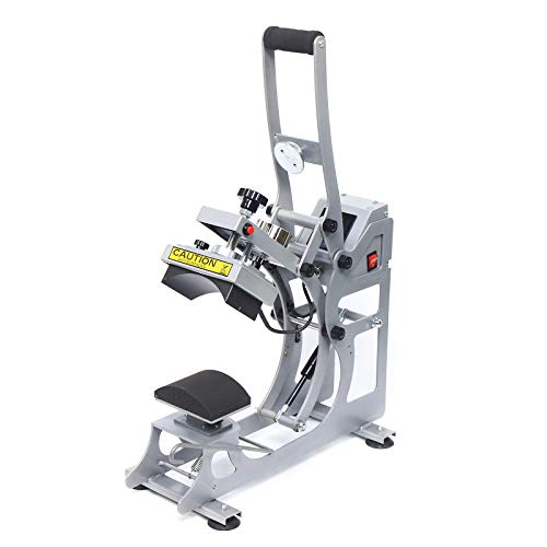 Prensa de transferencia térmica semi-automática para gorras 110V