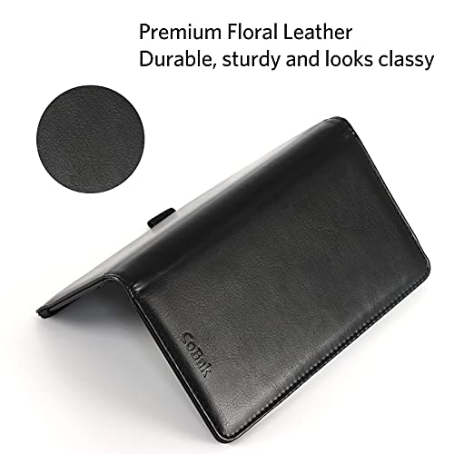 Cobak Checkbook Cover - Premium Leather Check Book Holder Wallet With Rfid Blocking Function For Men And Women,Black #TOP3