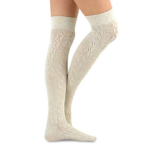 Image of Fashionable Cotton Slouchy Boot Socks for Women and Girls: Long Thigh Highs, Over-the-Knee Highs, and Knee Highs