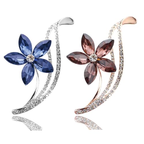 MLPKOI 2 Broches En Forma De Flor, Vintage Elegante Broches para Mujer Broche de Diamantes de Imitación de Moda Accesorios Regalos de Joyería Decoración de Ropa, Regalos de Cumpleaños MLPKOI 2 Broches En Forma De Flor, Vintage Elegante Broches para Mujer Broche de Diamantes de Imitación de Moda Accesorios Regalos de Joyería Decoración de Ropa, Regalos de Cumpleaños
