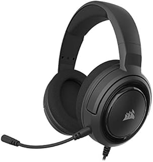 Corsair HS45-7.1 Virtual Surround Sound Gaming Headset w/USB DAC - Memory Foam Earcups - Discord Certified - Works with PC, Xbox Series X, Xbox Series S, PS5, PS4, Nintendo Switch, MacOS - Carbon