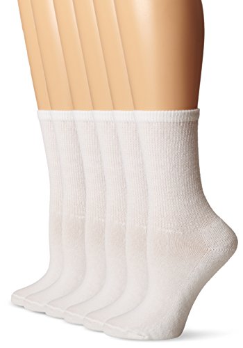 No nonsense Women's Everyday Comfort Crew Sock 6-Pack