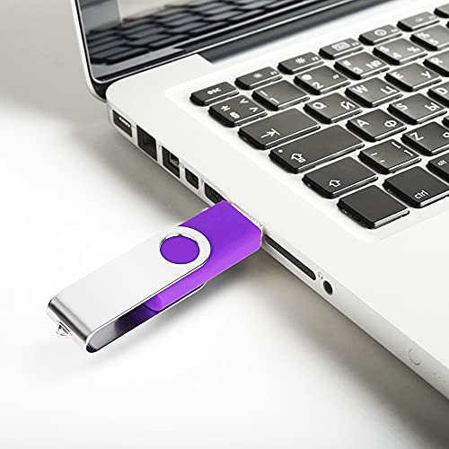 AreTop USB Sticks, 4GB 50 Stück, USB 2.0 Memory Stick, USB Stick Key Ring, Flash Drive 50 Pieces Mehrfarbig Dreh Memory Stick USB Set
