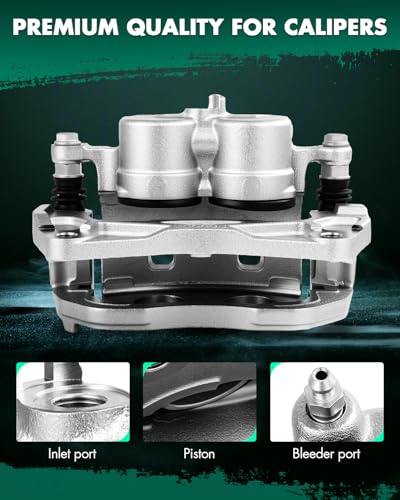 Image of SCITOO 19B3349 19B3348 Front Left & Right Disc Brake Calipers Assembly w /Bracket For Subaru For B9 Tribeca /For Forester /For Legacy /For Outback /For Tribeca /For WRX