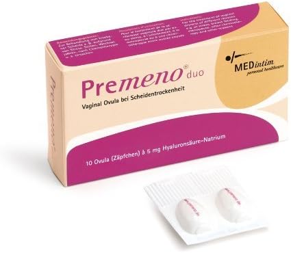 Premeno Duo - 10 Vaginal Ovules For Vaginal Rehydration by PreMeno