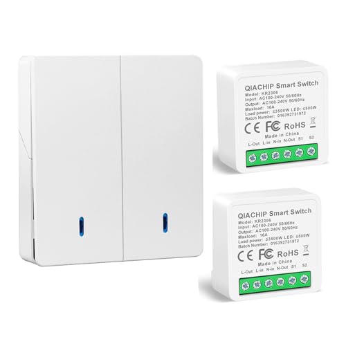 Interruptor inalámbrico 220V para añadir conmutador de luz sin romper paredes