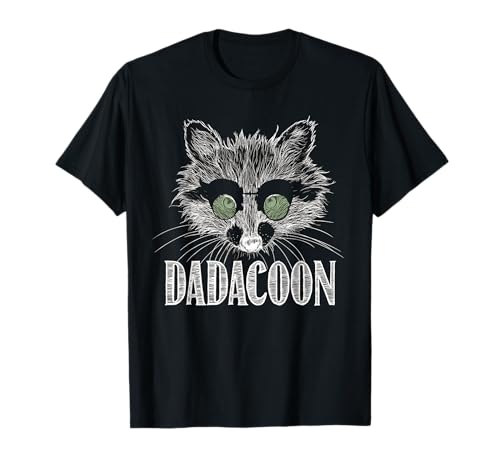 Raccoon Owner Dad Trash Panda Dadacoon funny Father's Day Camiseta