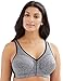 Produktbild Glamorise Damen Schalen Vollschalen BH MagicLift - BH für große Größen mit Feuchtigkeitskontrolle #1264 1264, Gr. 115F, Grau (Grau Meliert 021)
