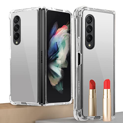 Amazon.co.jp: 適用 Galaxy Z fold3 5G SC-55B SCG11 ミラー ケース 鏡 