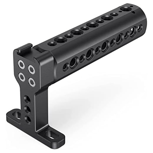 SMALLRIG Top Handle Grip Cheese Handle with Cold Shoe Mount for Digital DSLR Camera - 1638