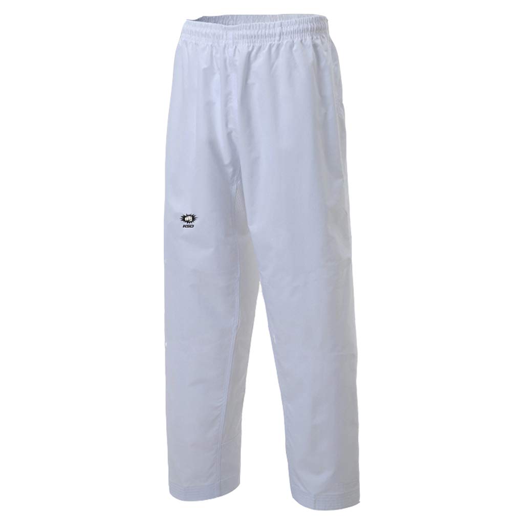 Korea Taekwondo Fighter Pants White Competition MMA Martial Arts UFC Karate Hapkido Gym School Academy Match (200 (Height 190~200cm)(6.23ft~6.56ft))