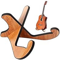 Extra Stability: The X-shaped frame construction and the thicken quality wood material make it safe and reliable for instrument storage and protect your instruments firmly. Versatility: Designed to hold acoustic/ classical/ electric/ bass guitars and...